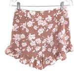 Paper Crane Women’s Floral Ruffle Shorts Photo 7