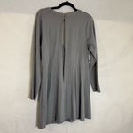 Venus Women’s Charcoal Gray Long Sleeve Jeweled Emblished Cocktail Dress Size 14 Photo 5