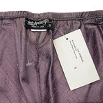 Lee Andersen Womens 1X Vamp Pants Cropped Silk Prune USA Purple Photo 8
