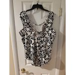 Lands' End Size 22W Chlorine Resistant Soft Cup Tummy Control Swimsuit One Piece Black Photo 6