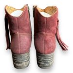 Born Womens Alondra Fringe Block Heel Size 6 Cowboy Boots BHFO 7198 Photo 2