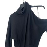 LA Made  Black One Shoulder Essex Sweatshirt New Small Photo 3
