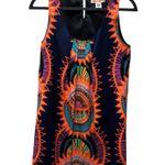 Mara Hoffman XS Multicolor Sleeveless Scoop Neck Dress Vibrant Geometric Print Photo 0