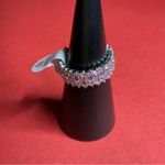 Bomb Party RG93207 “Styling Sparkle” Cubic Zirconia on Rhodium Size 10 Ring NWT Silver Photo 1