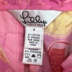 Lilly Pulitzer 4 Hibiscus Pink Marzipan Rachael Capri Pants Stretch White Label Photo 4