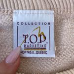 Free People Cream vintage 90s crewneck sweatshirt with embroidered train logo sz M MENS Photo 5