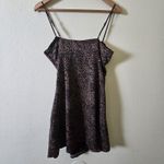 Urban Outfitters  Lexington‎ Empire Waist Mini Dress Medium Brown Multi Y2K Photo 2