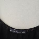 Brandy Melville  Black Ditsy Floral Rose Pattern Kyran Mini Dress Photo 4