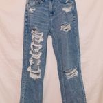 American Eagle Stretch Highest Rise 90s Distressed Boyfriend Jean size 2 Photo 0