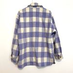 Wild Fable Lilac Lavender Purple Cream Ivory Plaid Oversized Fit Shacket Jacket Photo 12