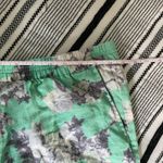 Kut From The Kloth  Floral Linen Print Shorts sz 4 Green Pull On Lounge Bloomcore Photo 3
