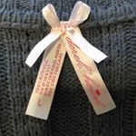 Derek Heart Gray Belted Loose Knit Vneck Sweater Dress L Photo 7