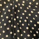 Vintage 80s Shorts Black & White Polka Dot High Rise Pleated Baggy Mom Medium Photo 5