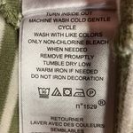 Lauren Ralph Lauren Green Cream Stripe Long Sleeve Tee Size M Faux Suede Patches Size M Photo 14