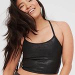 Aerie Offline by  black crackle stretch Sport Bra Photo 0