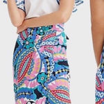 J.Crew Tie-back Tulip Skirt in Ratti Kaleidoscope Floral. Size 2. Photo 0