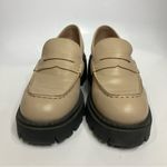 Free People  Lyra lug sole loafers tan Leather‎ black womens size 36.5 trendy Y2K Photo 2