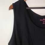 Woman Within  2X Black Tank Top Plus Photo 1