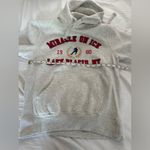 Lake Placid Miracle On Ice Hoodie Light Gray Sz: S. Embroidered Hockey Hoodie. Photo 2