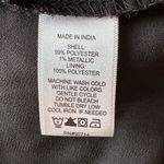 1. State  Printed Metallic Threaded Tiered Midi Dress Elastic Waist Puff Sleeve Photo 5