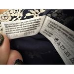 Wacoal  Embrace Lace Chemise in Navy Blue Size Medium Photo 6