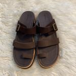 Merrell  leather sandals size 10 brown color BNWOT see all pictures Photo 1