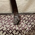 Tommy Hilfiger Brown Tote Bag with Leather Handles Photo 7