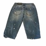 Design Lab  paint and jewel covered boyfriend jeans Photo 3