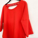 Philosophy Bright Coral Dolman Cropped Sleeve Top Size XS Photo 1
