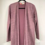 Free People  Beach Dusty Mauve Long Line Cardigan Sweater Duster XS Oversized Photo 10