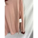 Treasure & Bond NWT Nordstrom Ringer T Shirt Long Sleeve Pink Smoke Large Photo 4