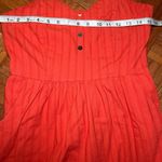 Anthropologie Tulle Mini Orange Dress Women’s Sz Small Red Photo 6