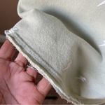 Pink Rose | Sage Green Lightning Bolt Graphic Cropped Sweatshirt Sz XL Photo 3