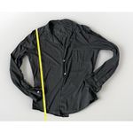 Frank & Eileen Barry Tee Lab Button Up Long Sleeve Shirt M Black Jersey Cotton Size 8 Photo 7