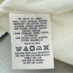 Anthropologie  Leifnotes Blue/Cream Bombay Bumble Bee Dress Size 0 Photo 9