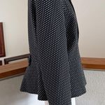 CeCe Nordstrom  Polka Dot Blazer with Bow Detail Size14 Photo 1