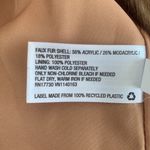 Brown Faux fur oversized vest one size fits most Photo 5