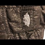 VTG 80’s Emmegi Black Printed Ski Snow Pant Sz. XS Zip Pockets Cozy Warm Photo 3