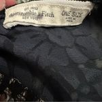 Abercrombie & Fitch Floral Patterned Cardigan with Blue Velvet lace Accents Photo 3
