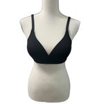Wacoal  #65033 Black Perfect Contour Plunge Wireless Bra Size 38B Photo 1