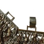 Gold and silver tone multi strand chain bracelet Photo 3