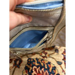 Coach  Poppy Glam Signature Metallic Tote Bag Silver 14489 FLAW Photo 6