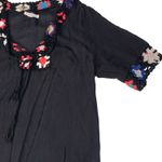 Beach By Exist Beach Cover Up Black Crochet Trimming‎ Boho  Womens Size Small Photo 2