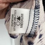 Braeve Boho Style Rayon Top Ruffle Sleeves Square Neck Purple Beige Size Medium Photo 9