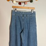 Free People We the Free Women's Midnight City Denim High Waist Wide Leg Jeans Photo 3