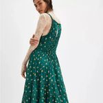 Free People Daydreamer Midi Dress in Emerald Combo Photo 1