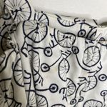 Ixia White & Black Bicycle Print Pinup Fit &Flare Mini Dress Size Large Photo 8
