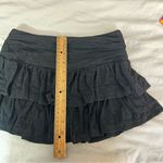 White Fox Boutique Small Burning Heart Lace Mini Skort Black, Skirt With Shorts Photo 3