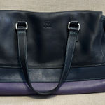 MyWalit Black and Purple Leather Bag Photo 0