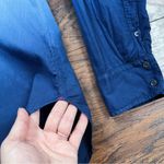 Xirena • Beau Ombré Shirt in Dawn Bleu cotton poplin dip dye button down Photo 7